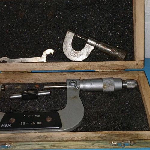 Micrometer 50-75mm used, vintage, very good condition