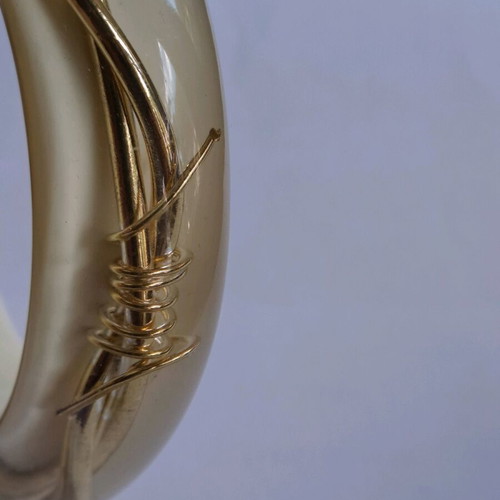 Bracelet bone with gold details like new