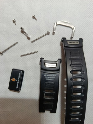 Casio Pro Trek PRG 130 PRW 1500 μαύρο λουράκι ρολογιού