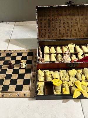 Vintage chess used