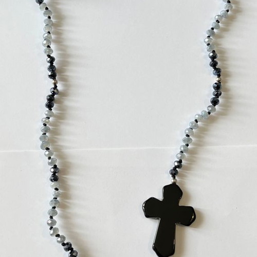 Necklace with stones new Bella, 80 cm length