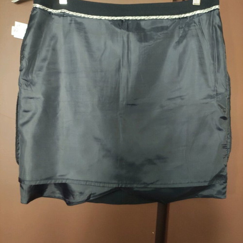 Skirts like new More and more, gray and blue, wool fabric