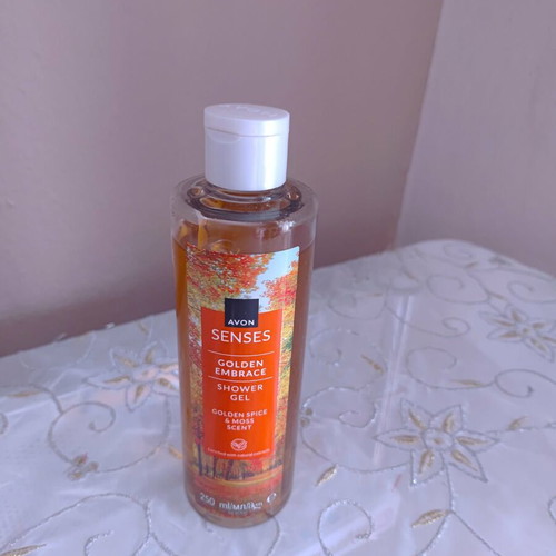 Avon Senses Golden Embrace shower gel new 250ml