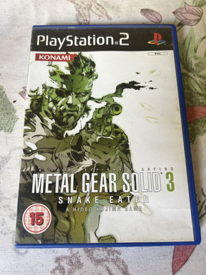 Metal Gear Solid 3 παιχνίδι PS2 complete in box