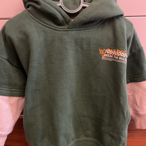 Zara set for boys 2-3 years used, hooded sweatshirt and tweed pants