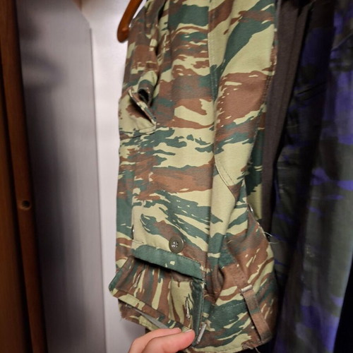 Greek Army M-71 Campaign Uniform Trousers, Size 14, Greek Lizard Pattern