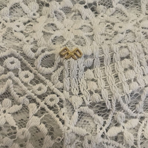 PilyQ White Lace Crochet Beach Shorts used with Tassels