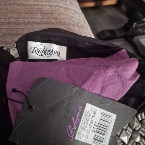 Religion Cross Over dress new, black, size M