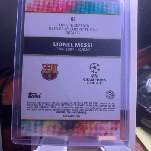 Lio Messi 24-25 Topps Inception UCC Point Base card like new