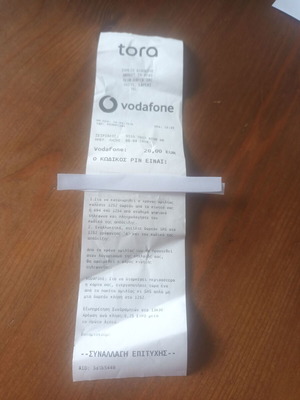 Vodafon 20 euro card new for call renewal