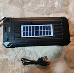 Wireless speaker with solar panel and flashlight new