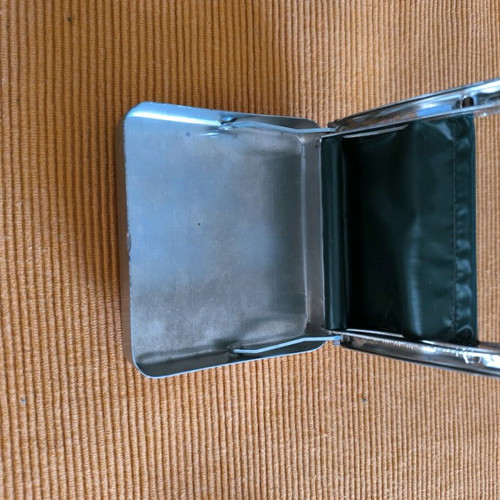 Silver cigarette rolling machine like new - tobacco case