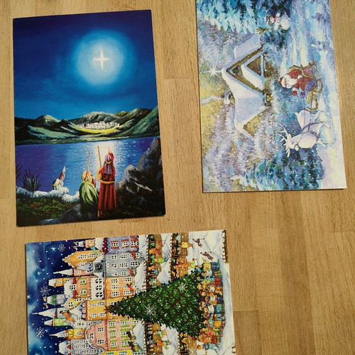 Christmas cards like new, pack