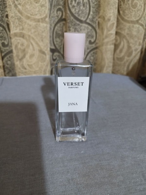 Verset 50ml bottle used, empty