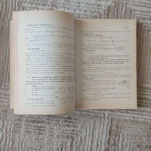 Problems of Electricity book like new, Greek language