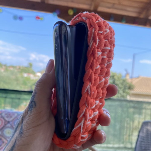 Knitted case for IQOS device new, handmade cotton