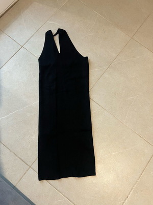 Zara fitted mini dress with one shoulder, like new, black, size M
