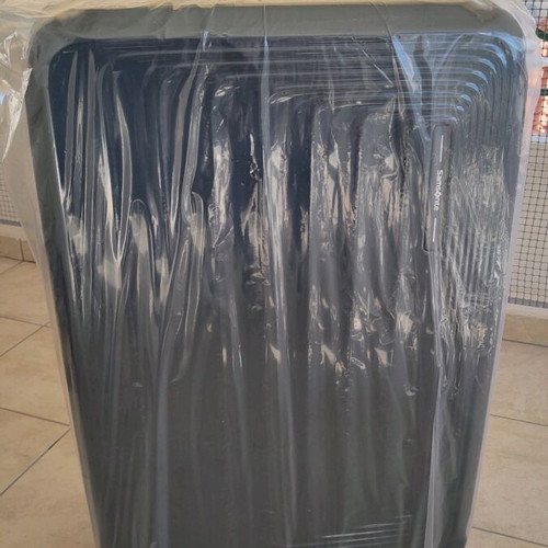 Samsonite Nuon Spinner 75/28 metallic dark blue suitcase new