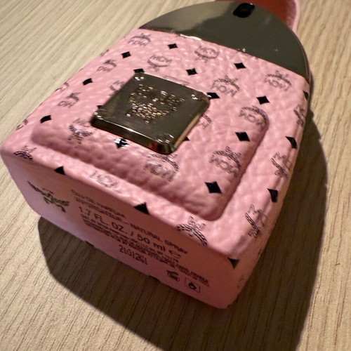 MCM eau de parfum empty bottle shaped like a bag like new