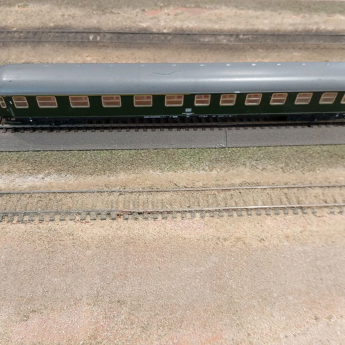 Lilliput long passenger train carriage used, scale 1:87 HO