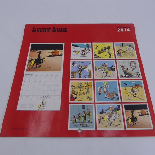 Lucky Luke annual calendar 2014 used
