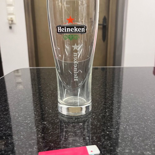 Heineken collectible beer glass like new without damages