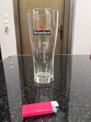 Heineken collectible beer glass like new without damages