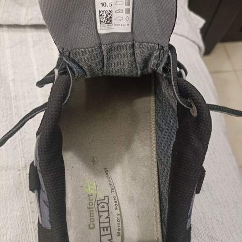 Meindl Activo Sport GTX low hiking shoes, size 45, black/grey