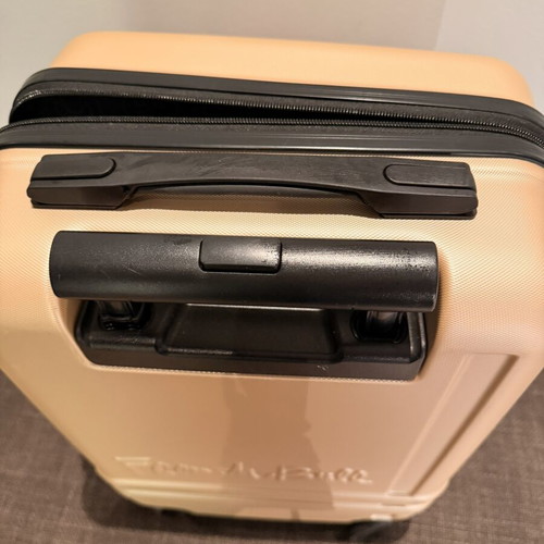 French Bull cabin suitcase like new, champagne color
