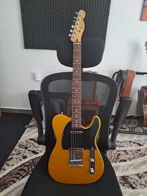 Fender Telecaster MIM 2013 Blaze Gold electric guitar used with gigbag