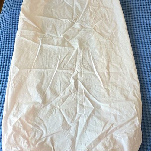 Pink cotton fitted sheet for baby bed, 120 x 60 cm