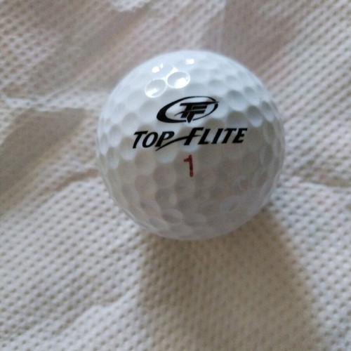 Top Flitte 1 golf ball white, 10th anniversary 2008, new
