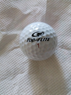 Top Flitte 1 golf ball white, 10th anniversary 2008, new