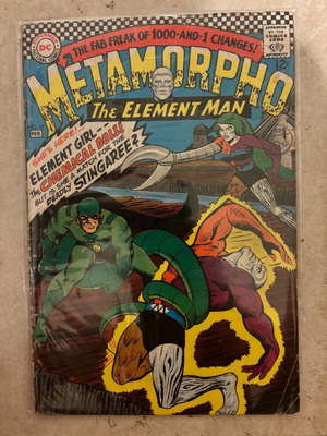 Superman DC Comics #10 Metamorpho The Element Man used, 1st appearance of Element Girl
