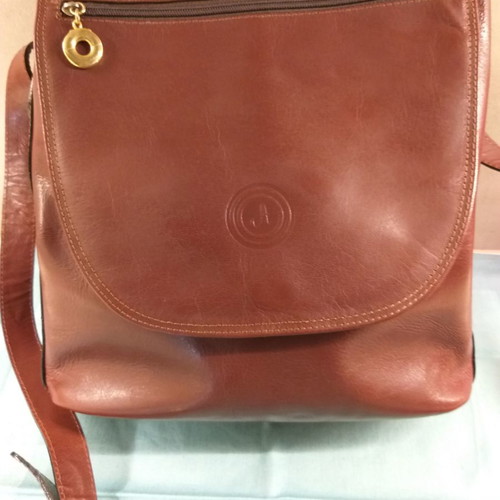 Leather saddle bag used