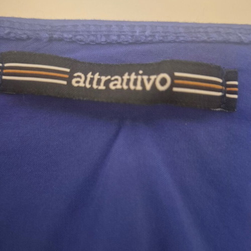 Attrattivo viscose dress size S like new, blue