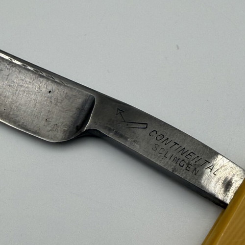 Vintage Continental Solingen Germany straight razor used