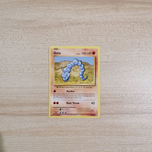 Pokémon Onix Evolutions 2016 card new