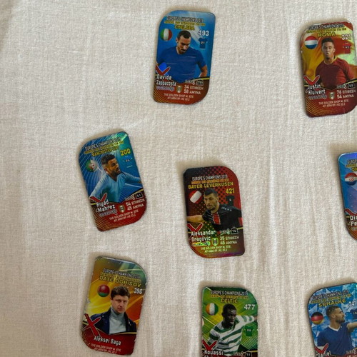 Football tags football, pack of 9, part 1