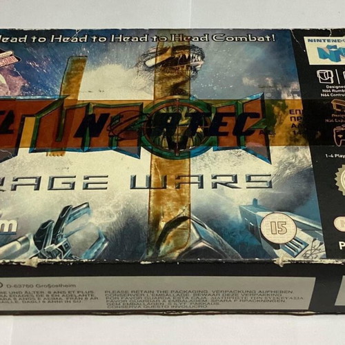 Nintendo 64 Turok Rage Wars new, English version, PAL, with Greek manual