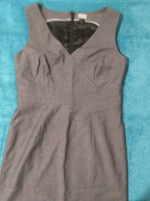 Grey pencil sleeveless dress size 44