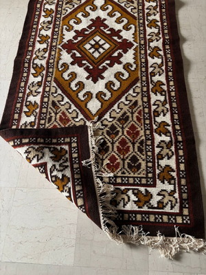 Handmade Woven Kilim Runner New 2.07 x 0.96 m