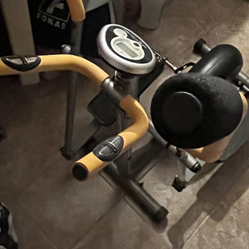 Discover Elliptical Exercise Bike like new with heart rate sensors