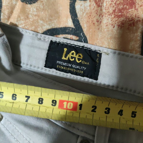 Men's pants used, 4 pieces, Lee brand, gray and blue, sizes M and L
