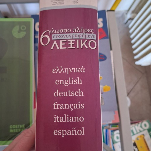 6-Language Illustrated Dictionary like new