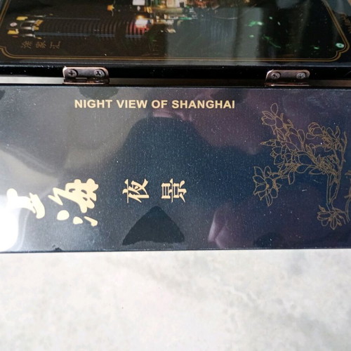 Decorative souvenir Night View of Shanghai like new