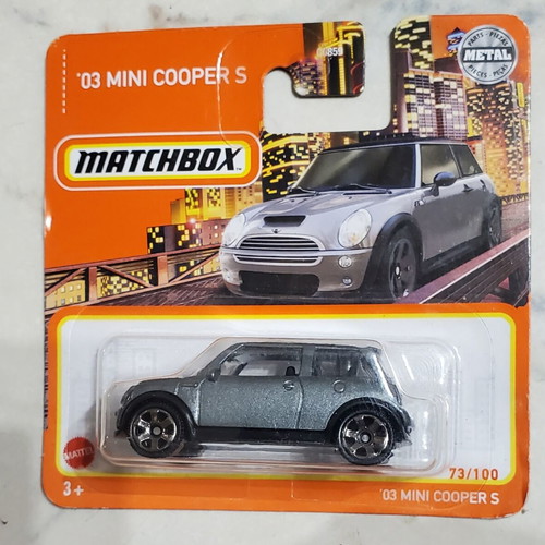 Matchbox 2021 Mini Cooper S toy car, sealed