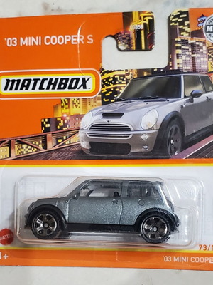 Matchbox 2021 Mini Cooper S toy car, sealed