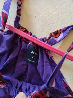 GAP Kids XL floral cotton dress, purple