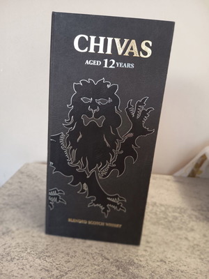 Chivas Regal 12 Years vintage collectible case